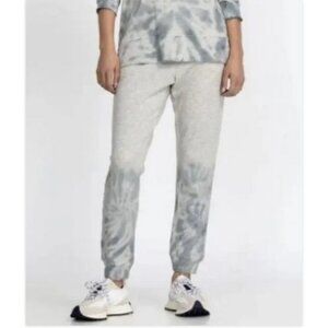 Johnny Was Mira Lounge Jogger by Calme Grey Sweatpants Women Size XS Tie Dye